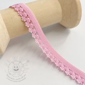 Csipke elastická Flowie pink