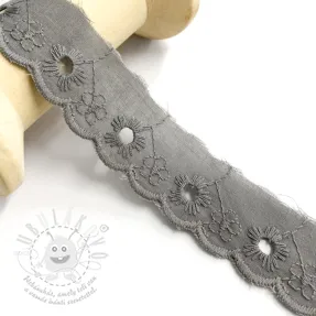 Csipke Mini flower grey