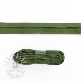 Szegőpánt pamut - 3 m olive green