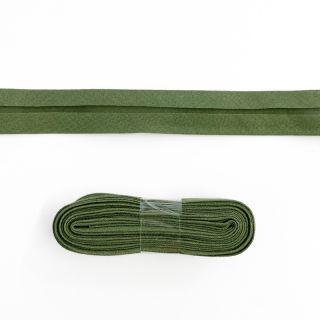 Szegőpánt pamut - 3 m olive green