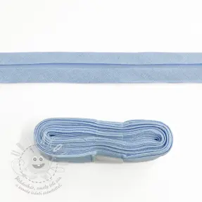 Lemovací prúžok bavlna - 3 m old blue