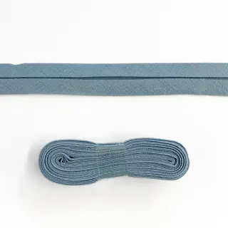 Szegőpánt pamut - 3 m steel blue