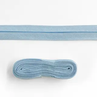 Szegőpánt pamut - 3 m light blue