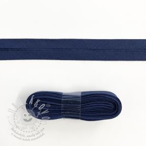 Szegőpánt pamut - 3 m dark blue