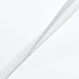 Szegőgumi 12 mm LUXURY white
