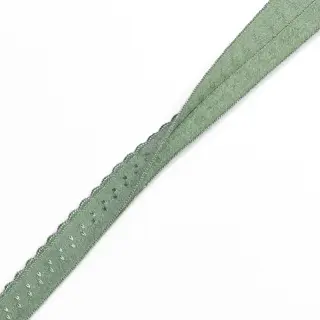 Szegőgumi 12 mm LUXURY old green