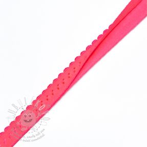 Szegőgumi 12 mm LUXURY neon pink