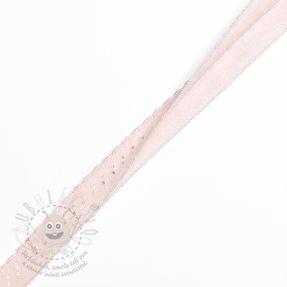 Szegőgumi 12 mm LUXURY light old pink