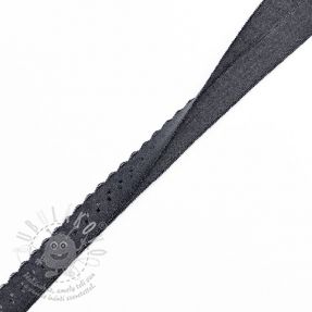 Szegőgumi 12 mm LUXURY dark grey