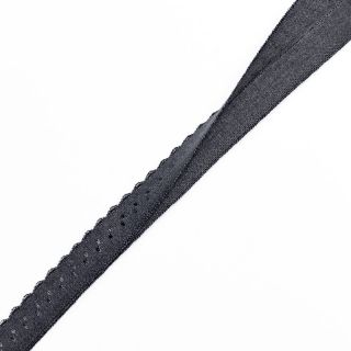 Szegőgumi 12 mm LUXURY dark grey