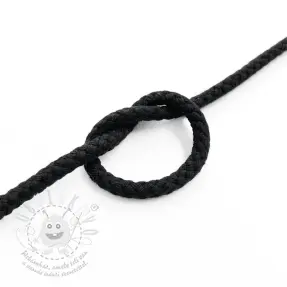 Pamut zsinór 5 mm black