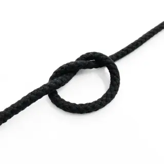 Pamut zsinór 5 mm black