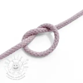 Pamut zsinór 5 mm washed pink