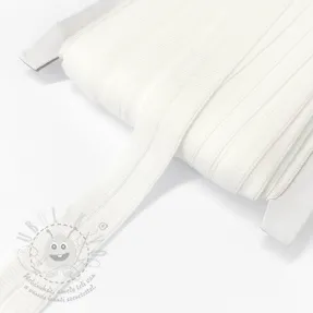 Szegőgumi matt 20 mm RIB off white