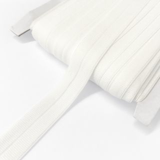 Szegőgumi matt 20 mm RIB off white