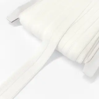 Szegőgumi matt 20 mm RIB off white