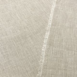 Lenvászon pamuttal Lira mini stripe beige