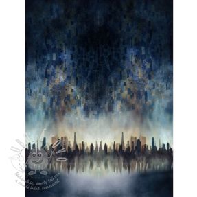 Jersey Winter in the city PANEL digital print