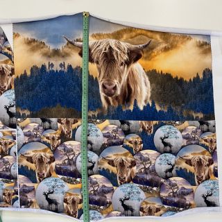 Szabadidő anyag Nordic cattle SET PANEL digital print