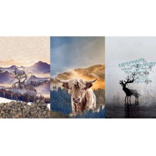 Szabadidő anyag Nordic cattle PANEL digital print