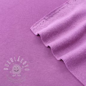 Szabadidő anyag fésült JOGGING light violet