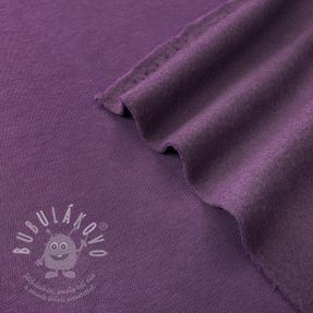 Szabadidő anyag fésült JOGGING dark purple