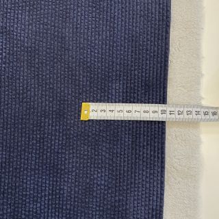 Kordbársony FAUX FUR navy