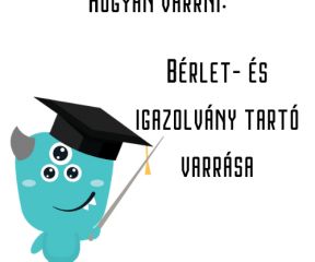 Bérlet- és igazolvány tartó varrása