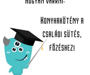 Konyhakötény a családi sütés, főzéshez!