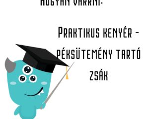 Praktikus kenyér - péksütemény tartó zsák