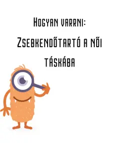 Zsebkendőtartó a női táskába