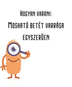 Mosható betét varrása egyszerűen