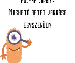 Mosható betét varrása egyszerűen