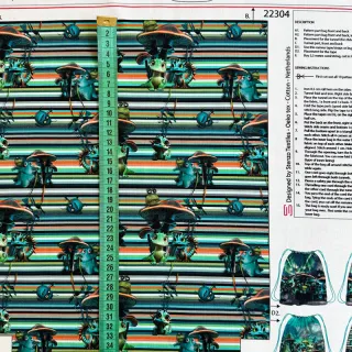 Dekorációs anyag KIDS BACKPACK Dragon crew PANEL