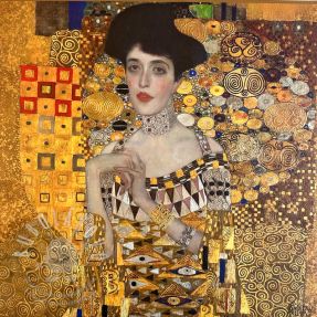 Műbőr KARIA Golden rush PANEL