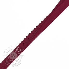 Szegőgumi 12 mm LUXURY bordeaux