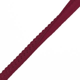 Szegőgumi 12 mm LUXURY bordeaux