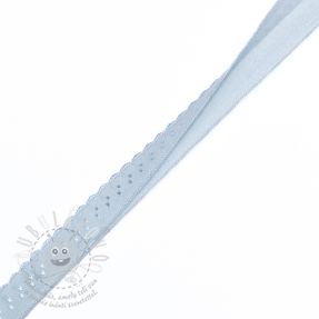 Szegőgumi 12 mm LUXURY light blue