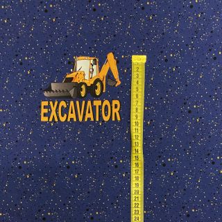 Szabadidő anyag Excavator PANEL digital print