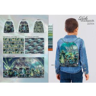 Dekorációs anyag KIDS BACKPACK Dragon crew PANEL