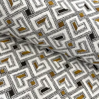 Dekorációs anyag jacquard Pagne allover jaune