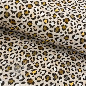 Dekorációs anyag jacquard PUMA ALLOVER JAUNE