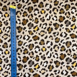 Dekorációs anyag jacquard PUMA ALLOVER JAUNE
