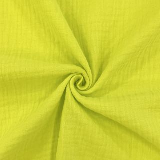 Dupla géz/muszlin neon yellow