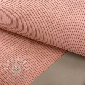Kordbársony HUGGY bois de rose