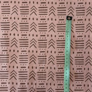 Kordbársony STRETCH Emblem old pink