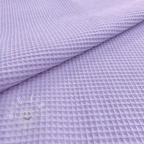 Bavlna s vaflovou väzbou bright lilac