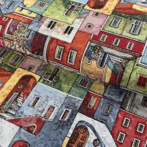 Dekorációs anyag GOBELIN PREMIUM Happy colourful village