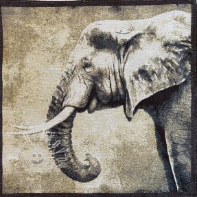 Dekorációs anyag jacquard Elephant panel