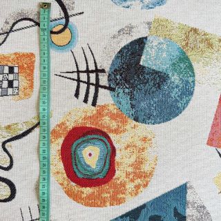 Dekorációs anyag jacquard COMPOSITION allover blanc